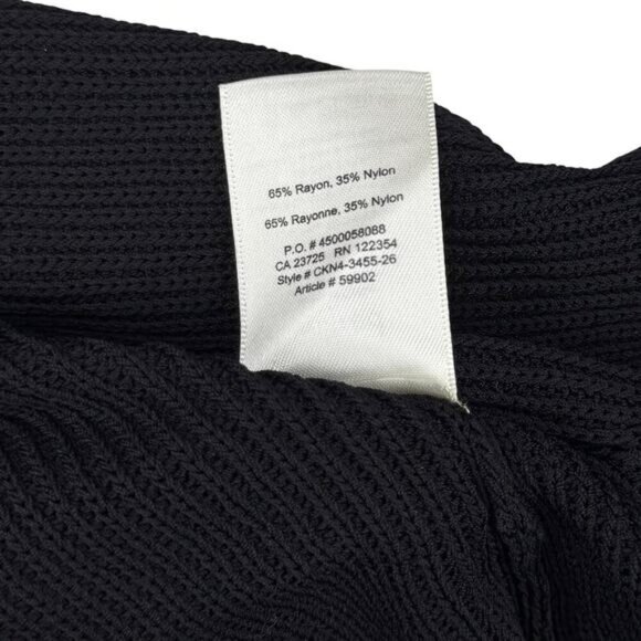 WILFRED Aritzia Knitted Mandouzil Belted Vest in Black Sz XXS - Picture 5 of 5